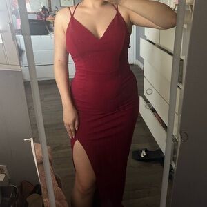 Maroon Formal Dress